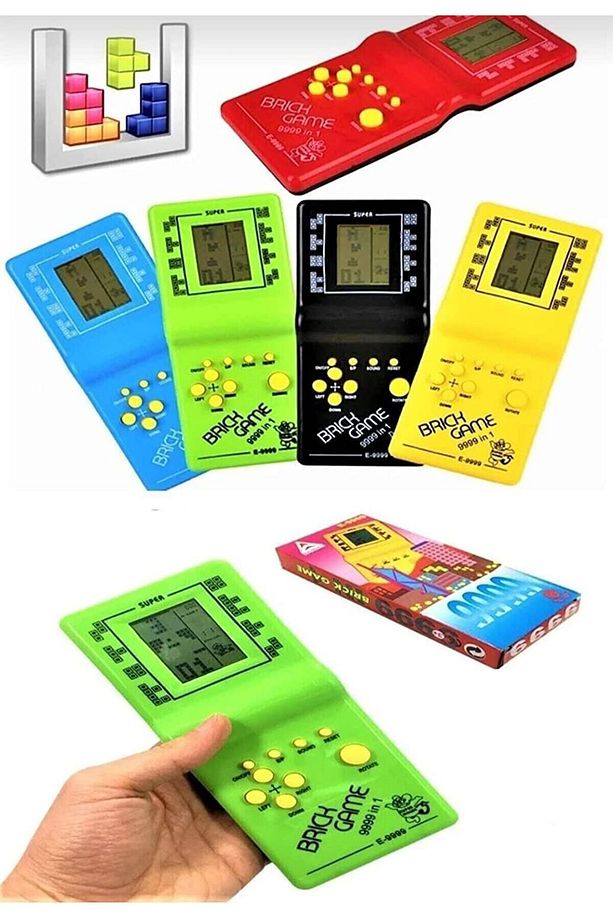 Tetris Kutulu Nostaljik Atari Oyunu Pilli Oyuncak - 2
