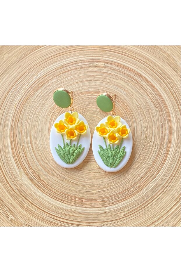 NERGİS ÇİÇEĞİ KÜPE - 1