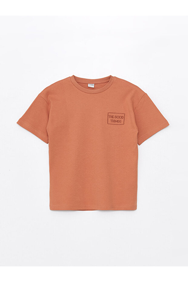 LCW Crew Neck Tough Fabric Boy's T-Shirt