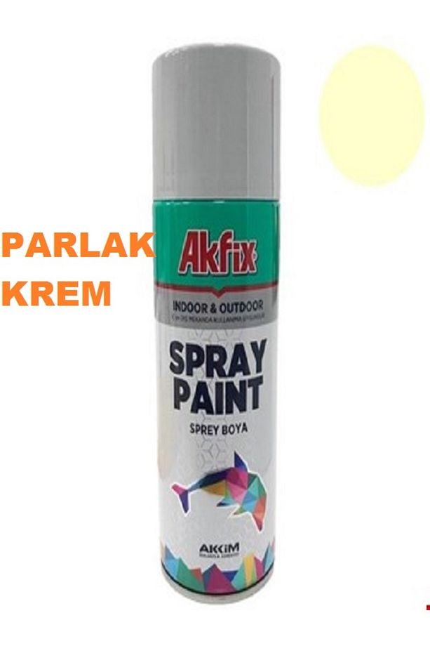 AKFİX KREM RENK GLOSSY CREAM RAL 1015 SPREY BOYA 1 A ADET - 1