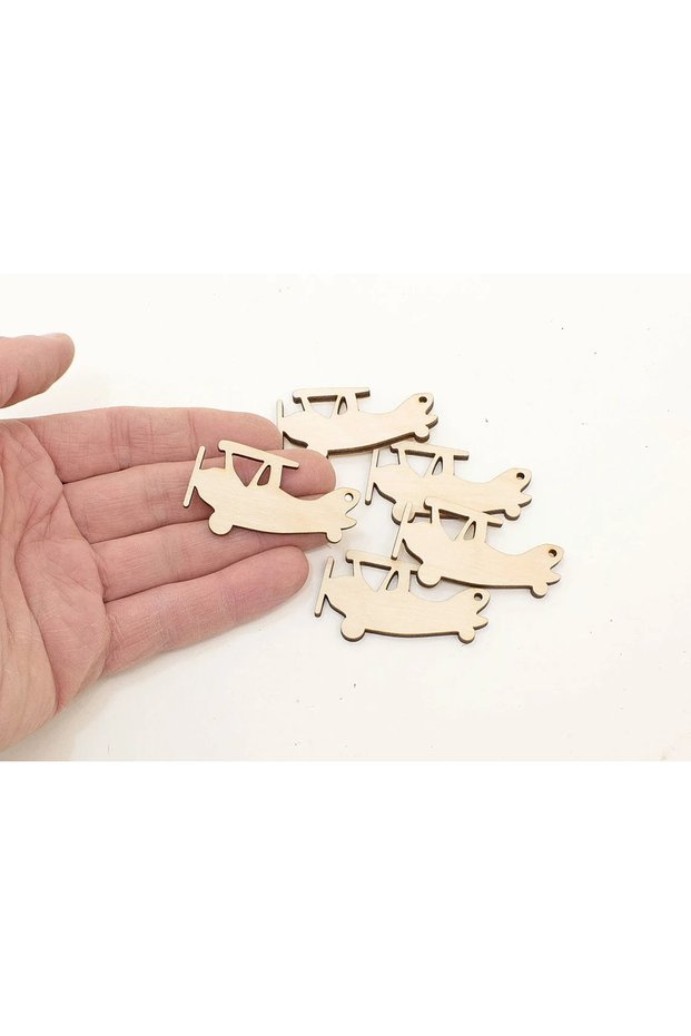 Decorative Wooden Retro Vintage Airplane Figure 50 Pieces