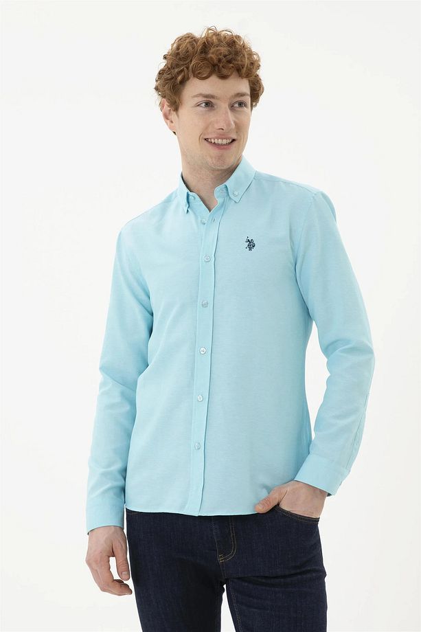 U.S. Polo Assn Erkek Uzun Kollu Basic Gömlek - 1
