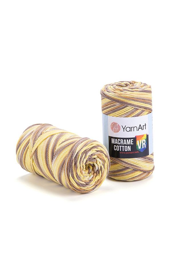 Macrame Cotton Vr - Makrome El Örgü Ipi Ebruli-914 - 1