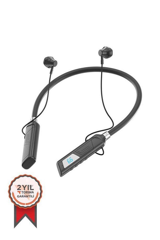 TB-07 Siyah  5.3  Kablosuz Ense Tipi Bluetooth Kulaklık - 1