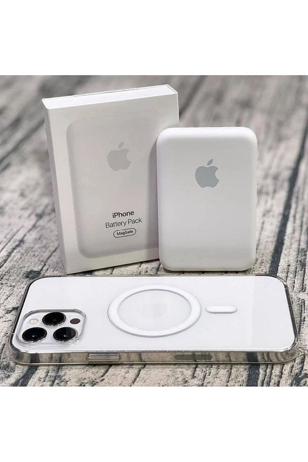 Iphone 10.000 Mah Magsafe Battery Pack Powerbank Kablosuz Şarj Ios /x/11/12/13/14/15 Uyumlu - 3
