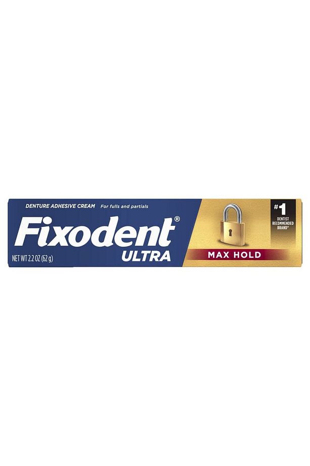 Ultra Max Hold Secure Denture Adhesive 2.2oz 62 gr Fixodent Diş Yapıştırıcısı - 1