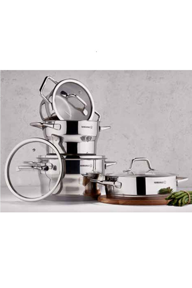 FESTİVA 8 PIECES STAINLESS STEEL COOKER SET - INDUCTION-