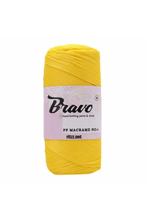 Boho Polyester Macrame 055 Yellow - 1