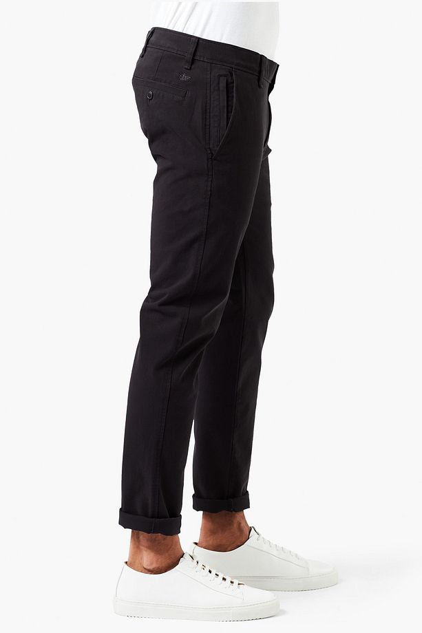 Smart 360 Flex Siyah Ultimate Skinny Fit Chino Pantolon - 2