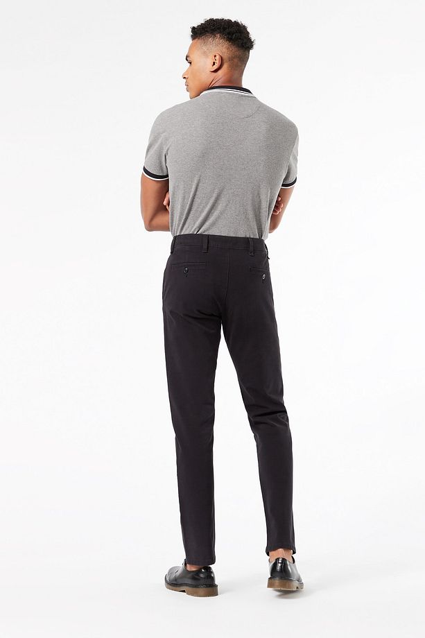 Smart 360 Flex Siyah Ultimate Slim Fit Chino Pantolon - 3