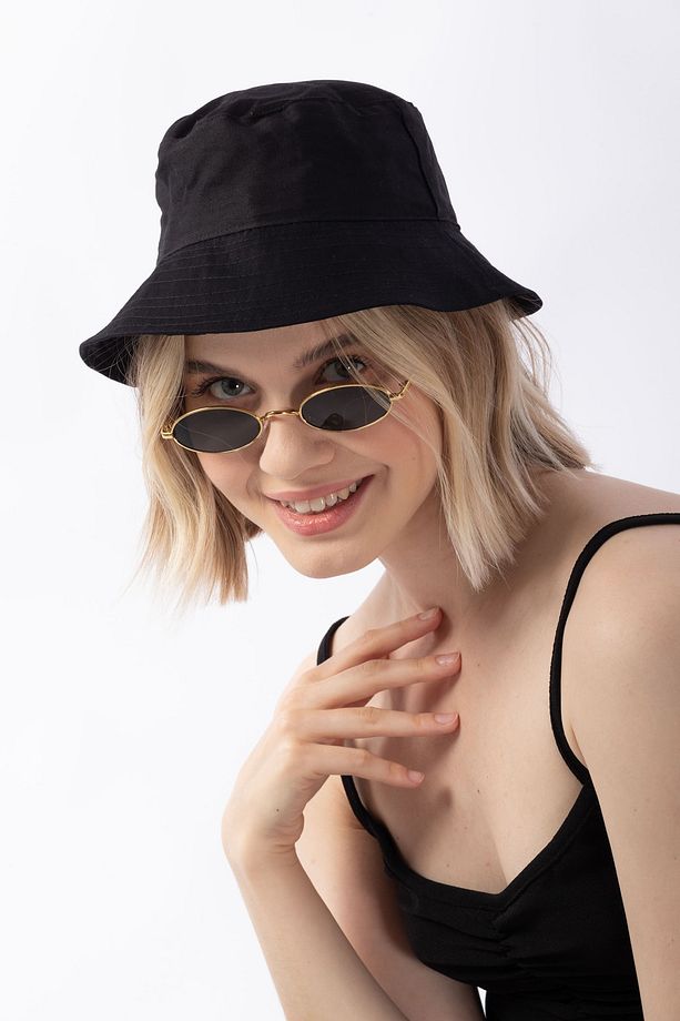 Siyah Balıkçı Şapka Bucket Hat - 1