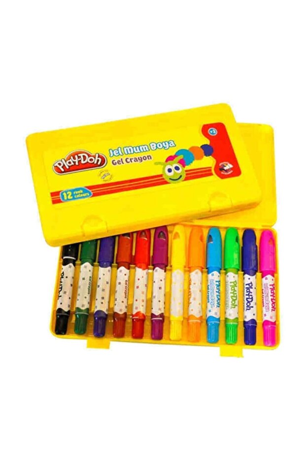 12 Renk Jel Crayon - 1