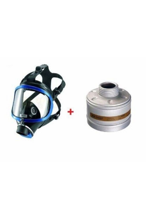 Drager X-plore 6300 Tek Filtreli Tam Yüz Gaz Maskesi + Rd40 A2b2e2k1 Filtresi - 1