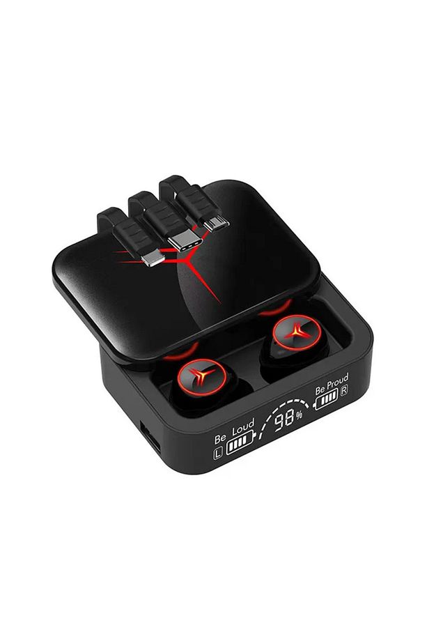 Tws M88 Plus Powerbank Kutulu Dijital Göstergeli Bluetooth Kulaklık Samsung Galaxy S21 Uyumlu - 2