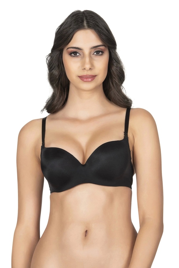 Padded Micro Jumpsuit Bra 1109 - Black