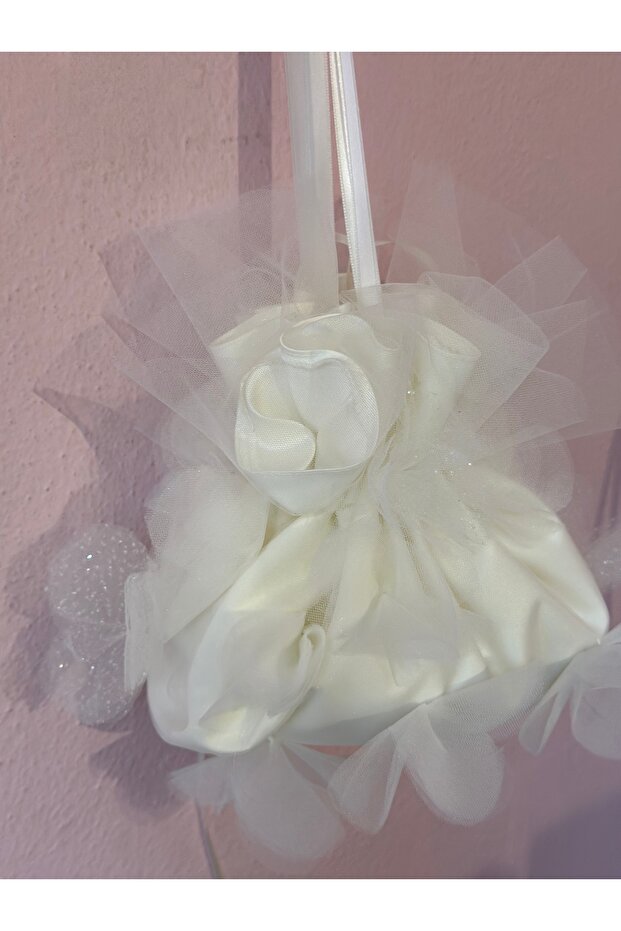 ROSE EMBROIDERED BRIDAL BAG