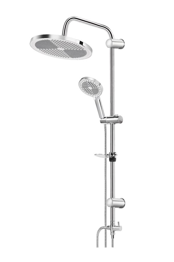 Capella Yuvarlak Krom Robot Duş Seti - 400C - 1