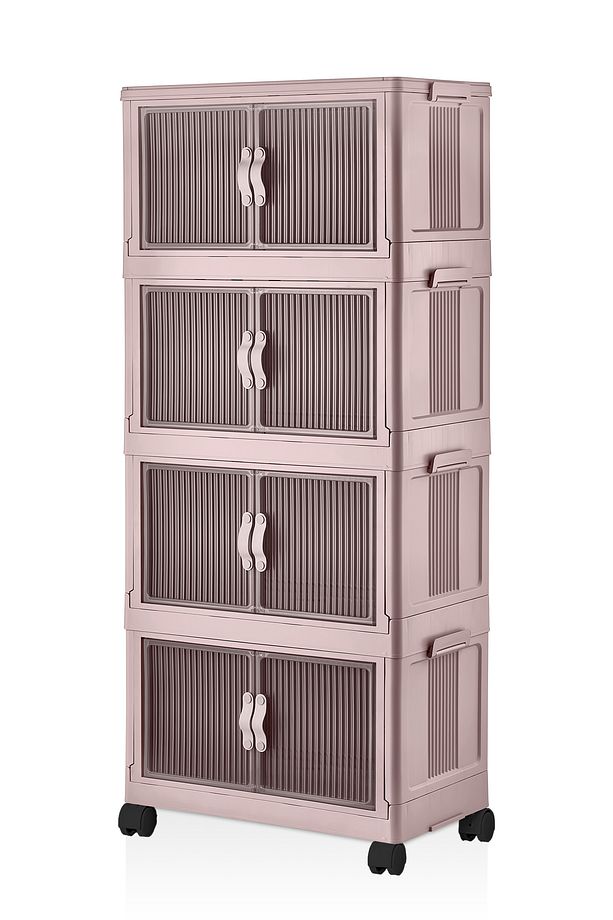 Katlanabilir Modüler Dolap 4 lü 54 cm x 31,7 cm x 127 cm - 1