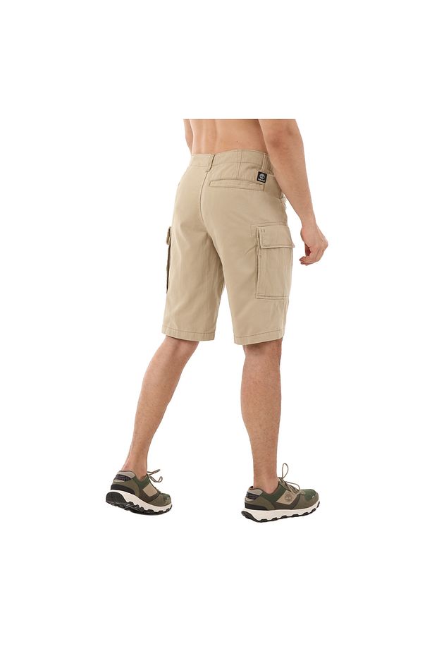 B0A5U1BDH41-R Timberland Twill Cargo Short Erkek Şort Ve Kapri Krem - 4