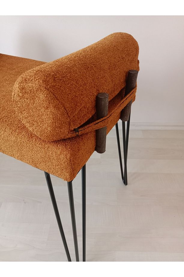 Taht lüx puf Bench, Puf, Sandalye, Oturak, Tabure, Makyaj Masası Sandalyesi, Dresuar Pufu - 3