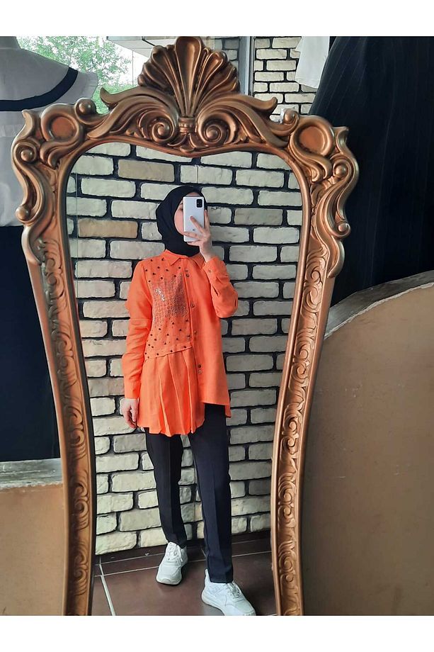 taşlı gömlek - 3
