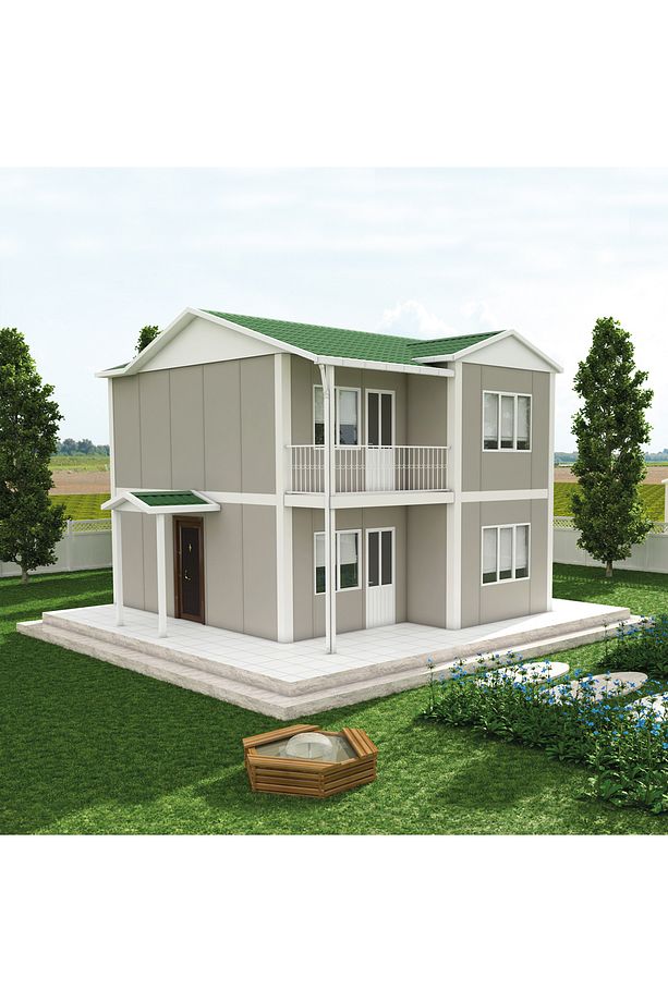 92 m2 İdeal Dubleks Prefabrik - 1