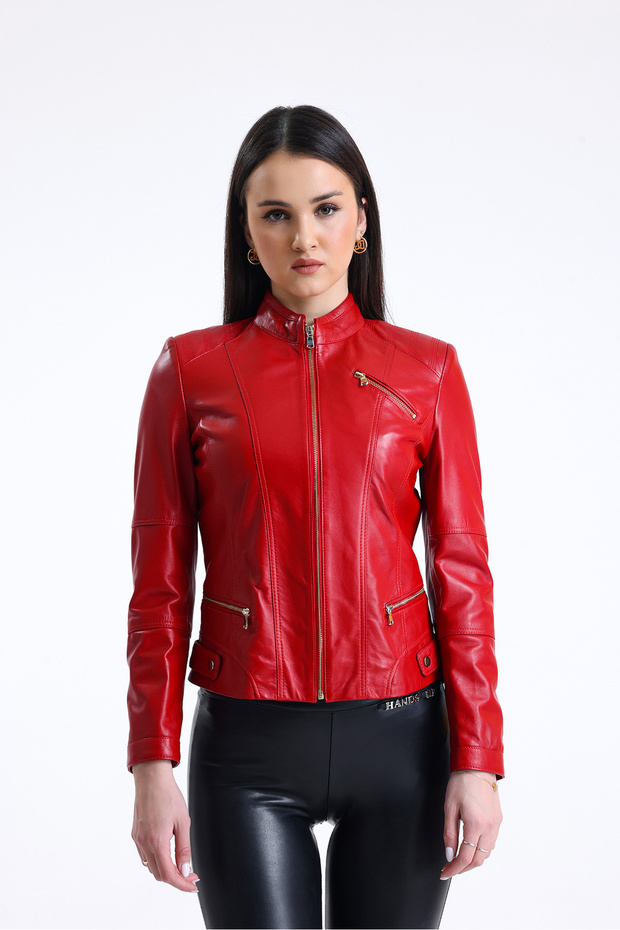 Women's Genuine Leather Jacket
