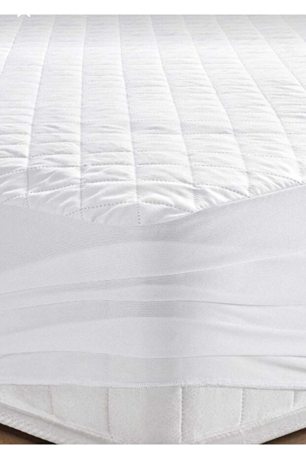 Kapitone  Fitted  Sıvı Geçirmez  Pamuk Alez Yatak Koruyucu  Kapitoneli Yatak Alezi  Tek Çift Kişilik - 6