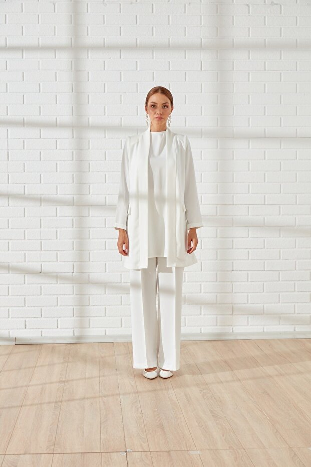 3'lü Takım Ekru - 1