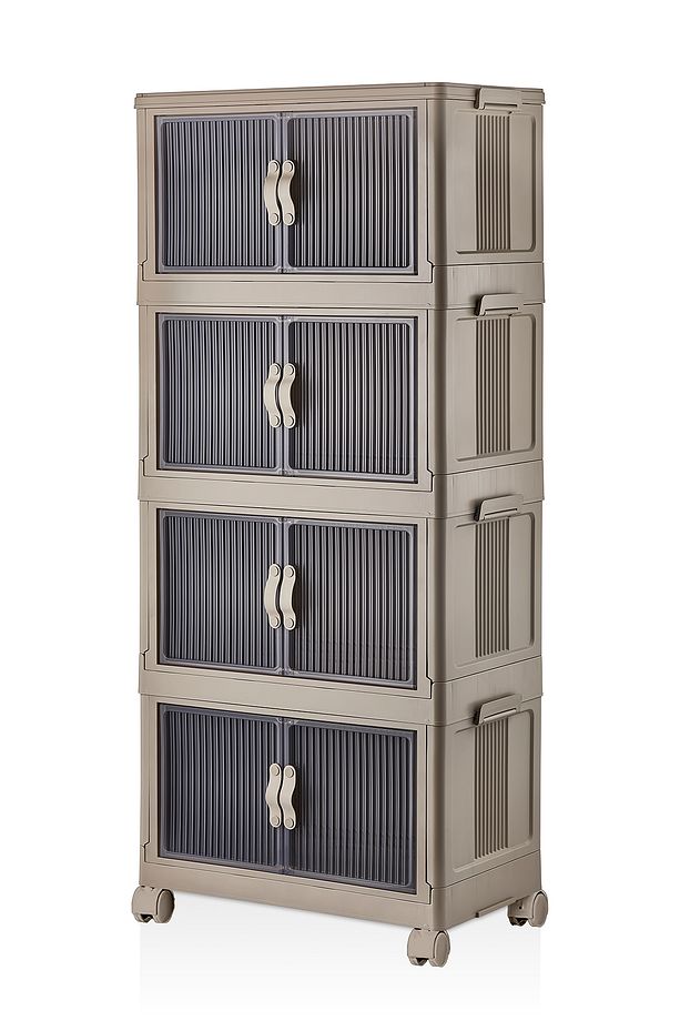 Katlanabilir Modüler Dolap 4 lü 54 cm x 31,7 cm x 127 cm - 1