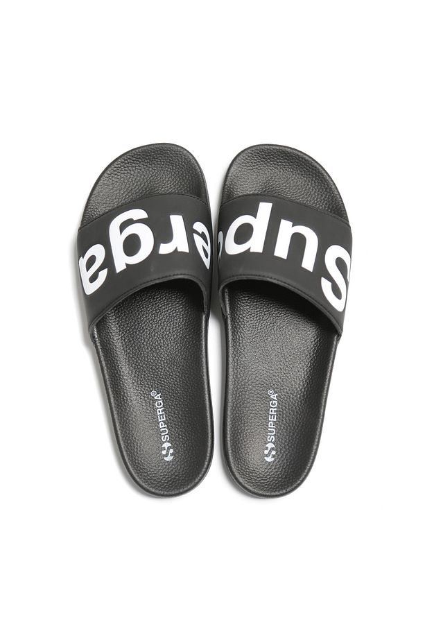 US111I3W-910 Superga 1908 Slıdes Polysoft Terlik Siyah - 1