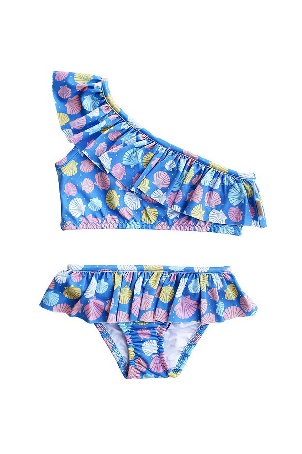 Uv Korumalı Ruffle Tek Omuz - Sea Shell - 1