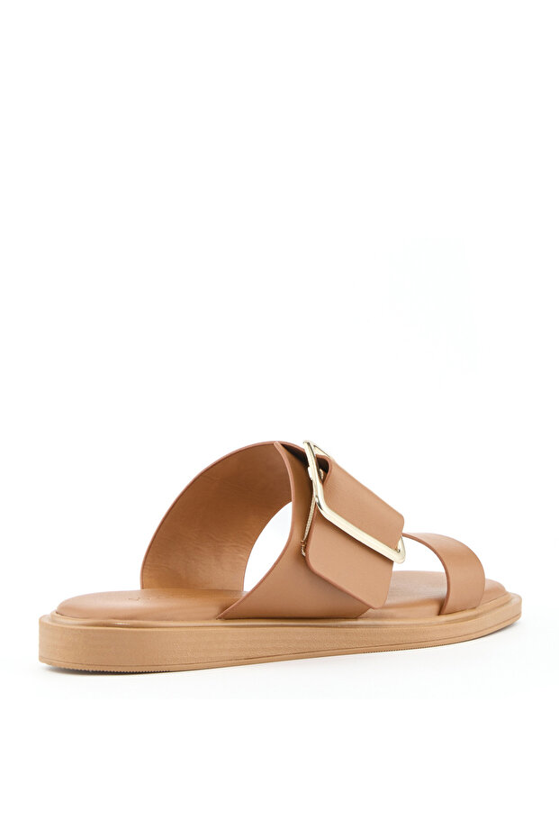 Düz Terlik Taba - DEYLA - 3