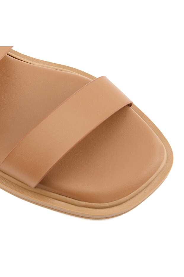 Düz Terlik Taba - DEYLA - 6