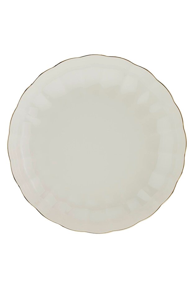 Bone Luz 6'lı Cukur Tabak Altın Fileli - 1