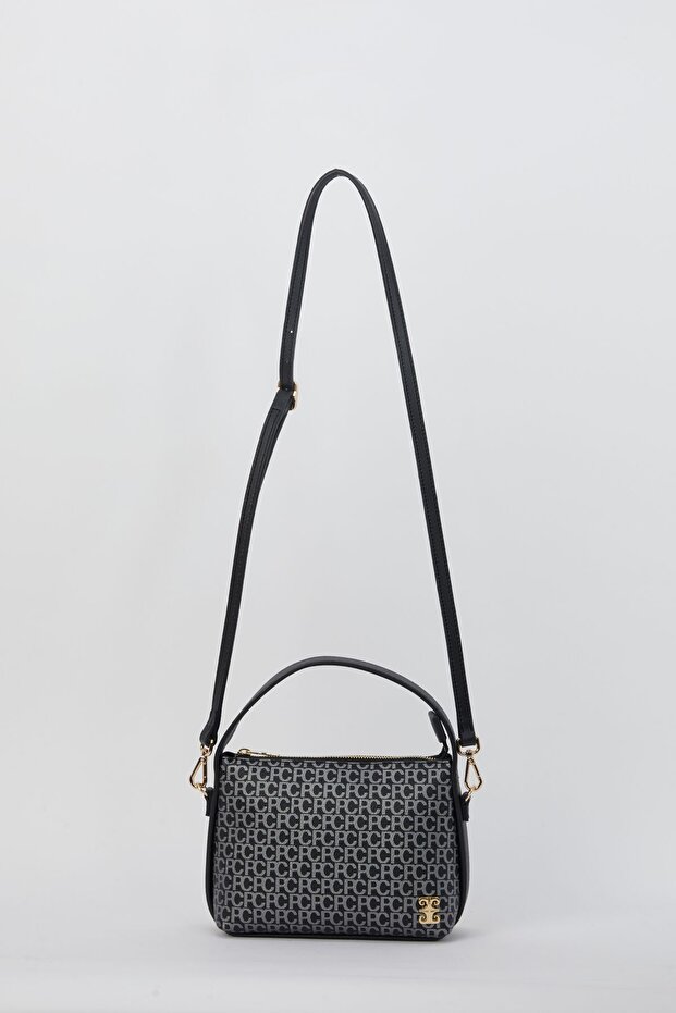 Women's Black Shoulder Bag 05PO24Y1842