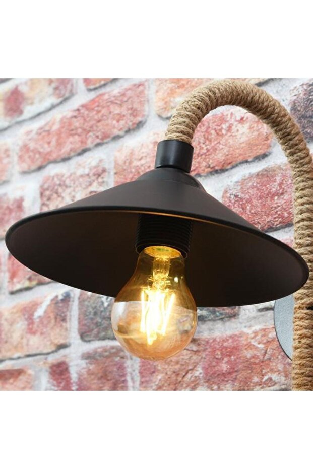 Metal Halat Aplik - Siyah - 2