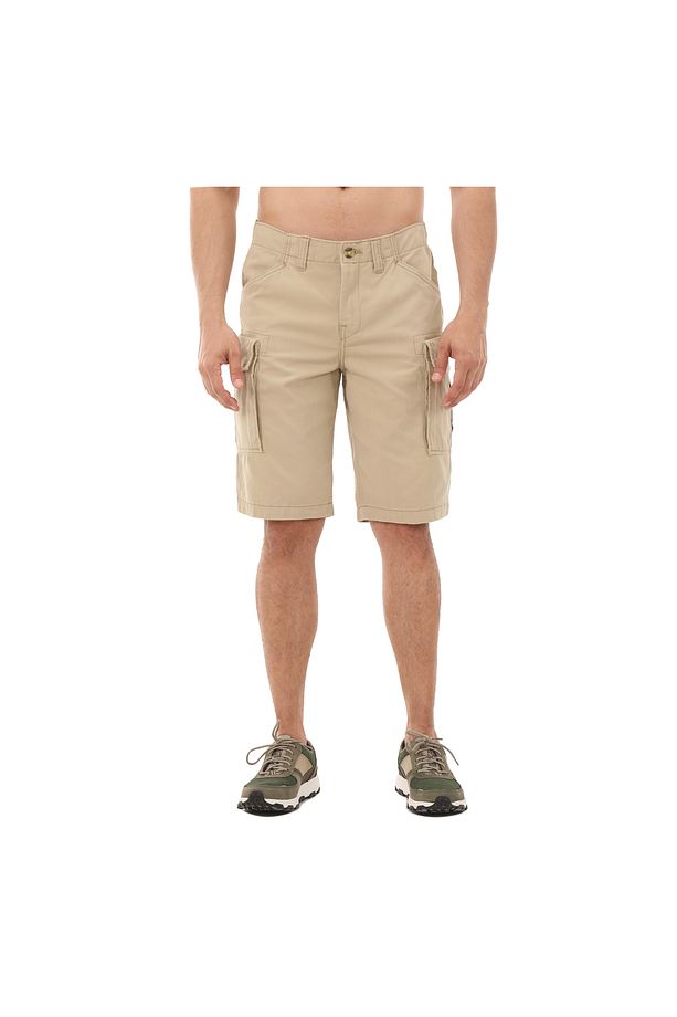 B0A5U1BDH41-R Timberland Twill Cargo Short Erkek Şort Ve Kapri Krem - 3