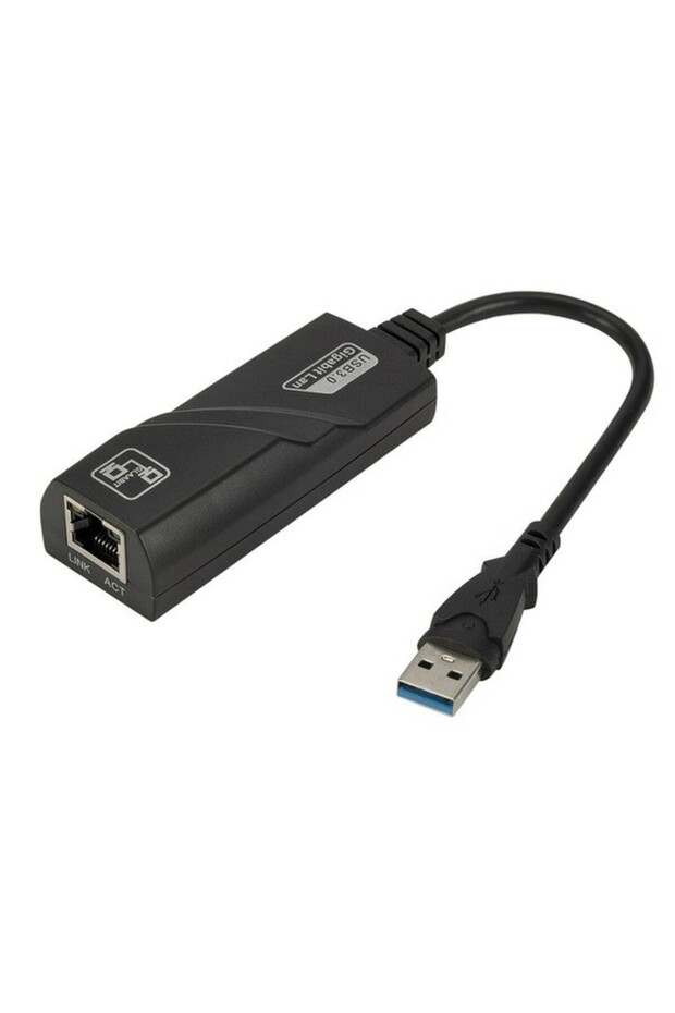 Taşınabilir Kablolu Ağ Adaptörü Usb 3.0 Ethernet Rj45 Kartı - 8