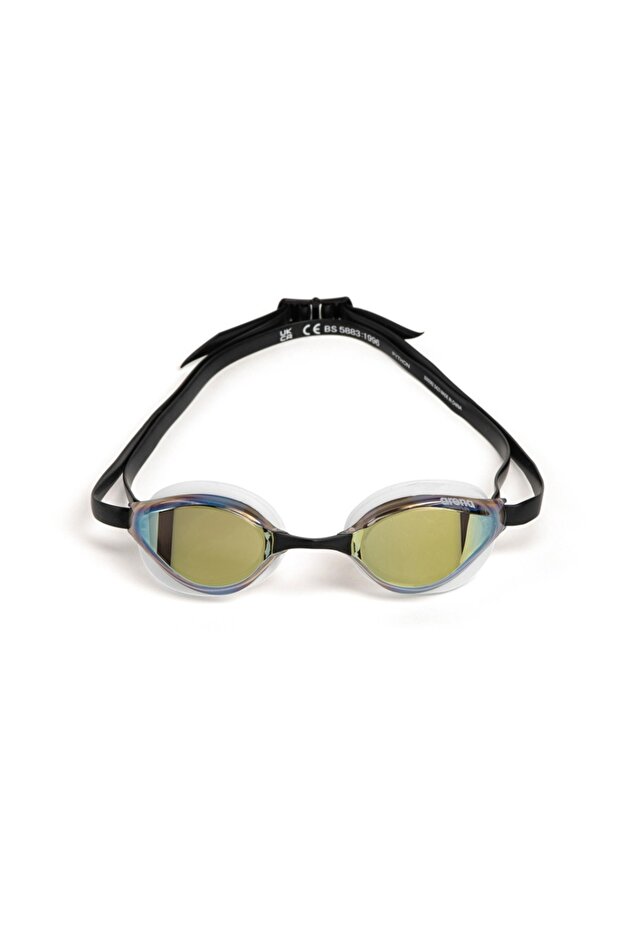 White Python Mirrored Swimming Glasses - 2