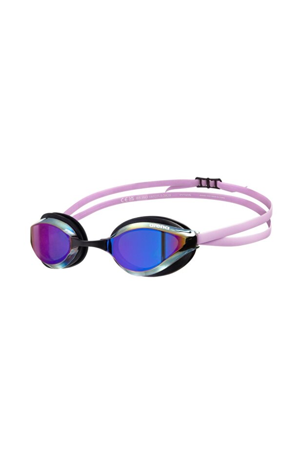 Pink Python Mirrored Swimming Glasses - 1