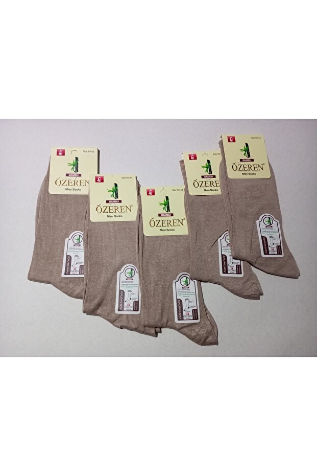 MEN'S WASHED SEAMLESS BAMBOO SOCKS 5-PACK