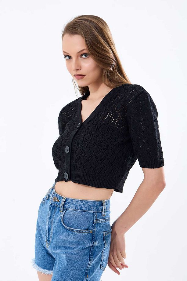 MODA MH AJURLU DÜĞMELİ HIRKA - 3