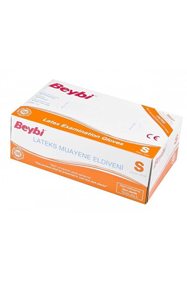 Lateks Pudralı Eldiven S - 1