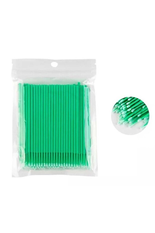 Ellea Microbrush 100'lü Yeşil - 1