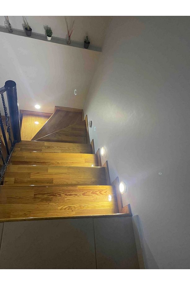 Ht-143 Aplik Hareket Sensörlü Karanlıkta Yanan Cob Ledli 3m Bantlı Pilli Kablosuz Lamba - 3