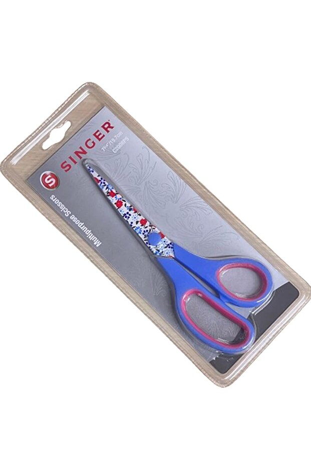 Singer Patterned Tailor Fabric Sewing Scissors C2008P - 1