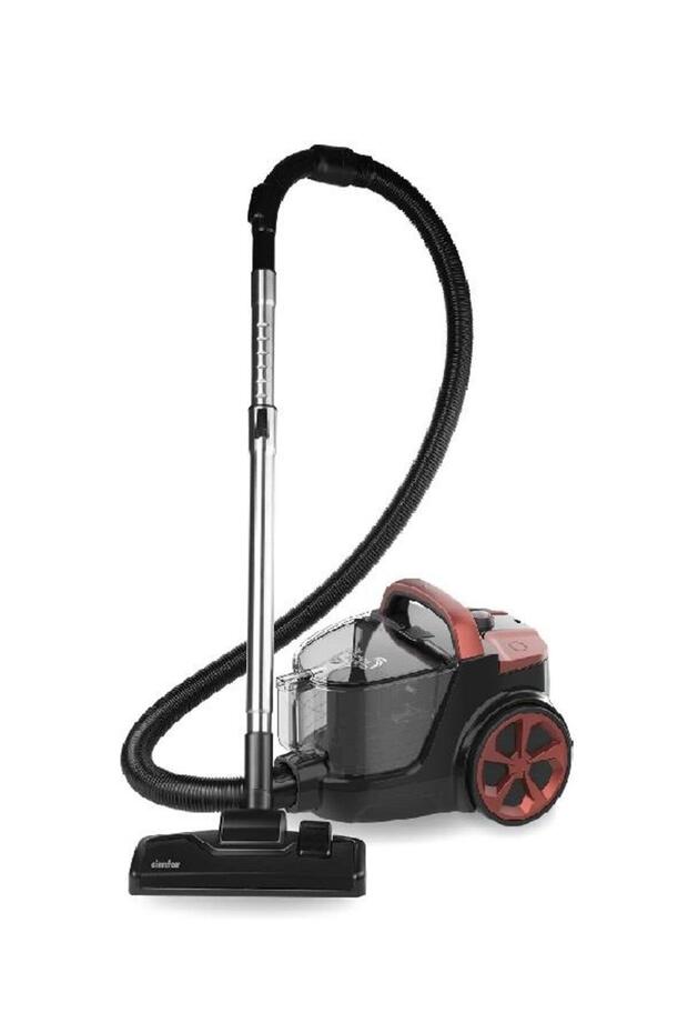 SİMFER SK-6302 TOZ TORBASIZ ELEKTRİKLİ SÜPÜRGE CLEANPOWER S4 KIRMIZI - 2