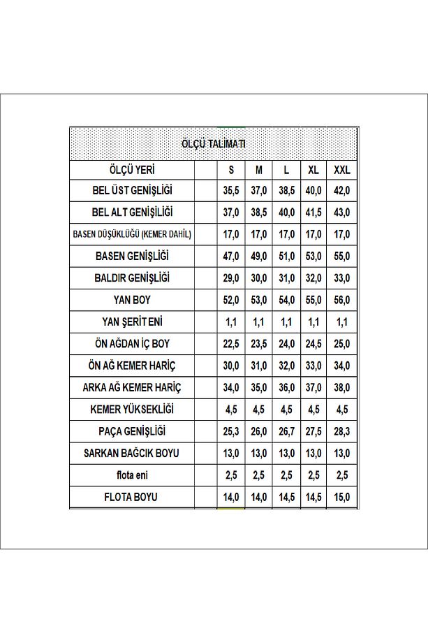 Erkek Çift Şeritli Şort 19630 KOYU ANTRASİTMELANJ - 5