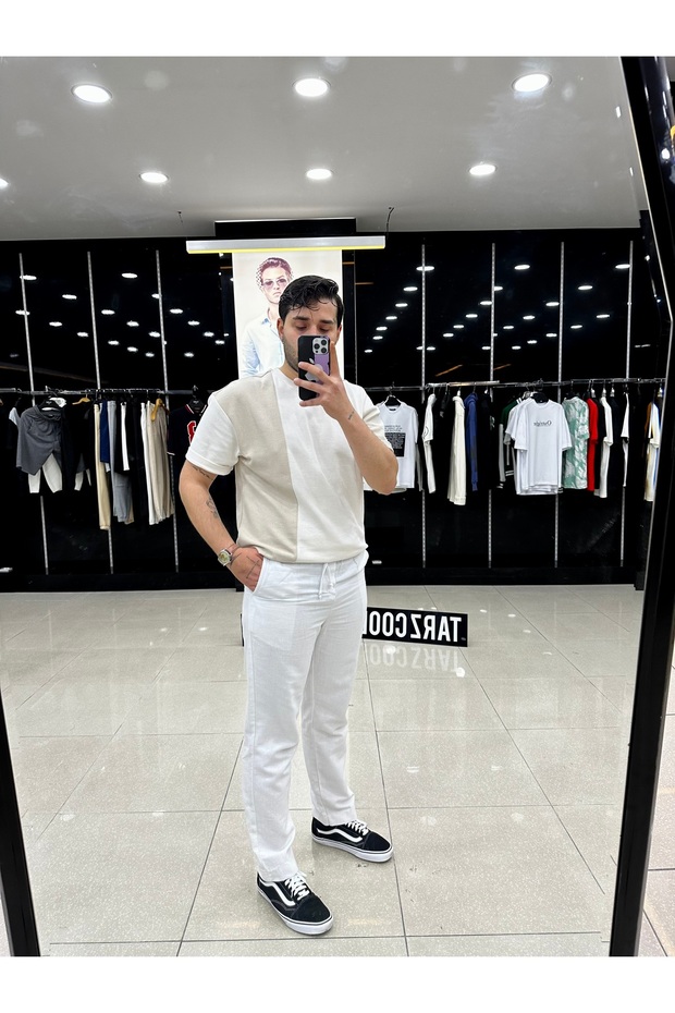 Erkek Jogger Pantolon Regular - 1